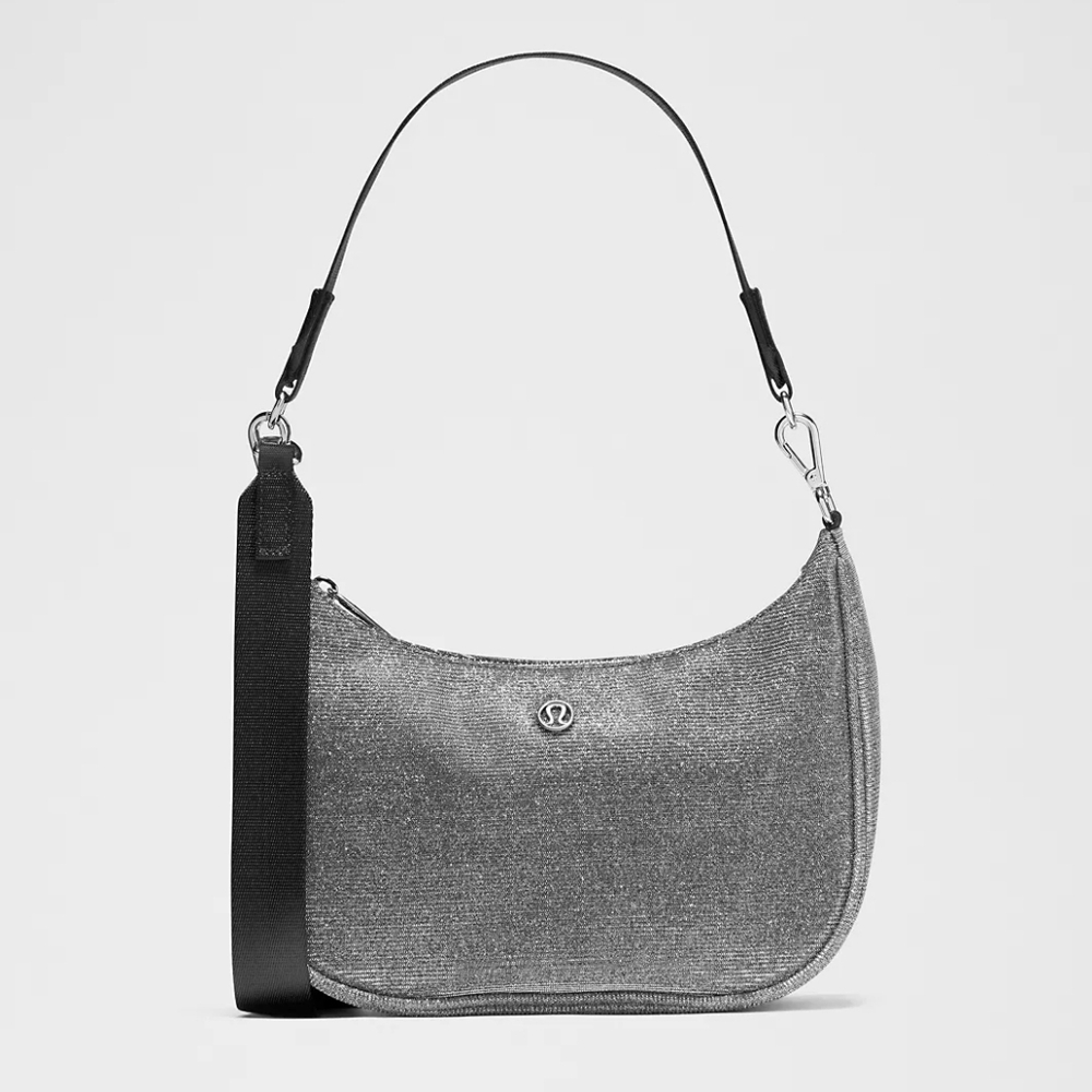 *NWT* LULULEMON City Essentials Small Shoulder Bag 3L - Glitter Dark Silver